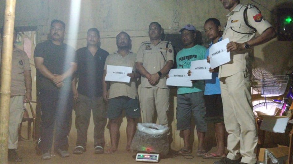 Man held with 5 kg of cannabis in Assam’s Tingkhang Man held with 5 kg of cannabis in Assam’s Tingkhang