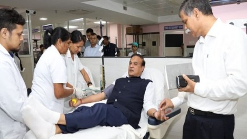 Assam strengthening blood banking facilities and awareness initiatives, says Assam CM on World Blood Donor Day Assam strengthening blood banking facilities and awareness initiatives, says Assam CM on World Blood Donor Day