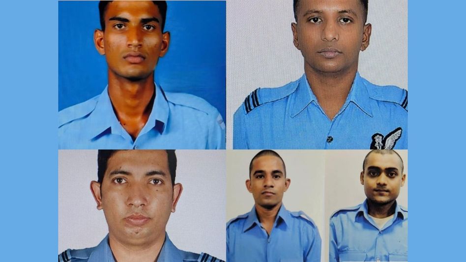 IAF pays tribute to five personnel killed in Jorhat AN-32 crash as inquiry begins IAF pays tribute to five personnel killed in Jorhat AN-32 crash as inquiry begins