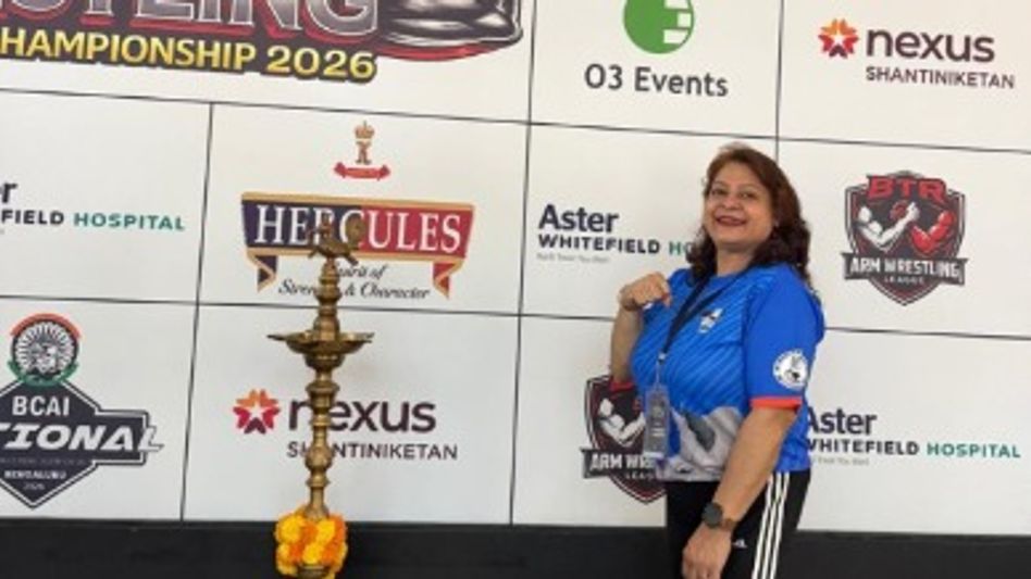 Assam's Kasturi Sharma wins double gold at National Arm Wrestling Championship, clinches third consecutive title Assam's Kasturi Sharma wins double gold at National Arm Wrestling Championship, clinches third consecutive title