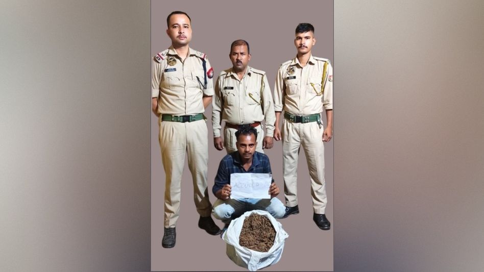Guwahati Police arrest drug peddler, seize 6 kg ganja in Basistha operation Guwahati Police arrest drug peddler, seize 6 kg ganja in Basistha operation