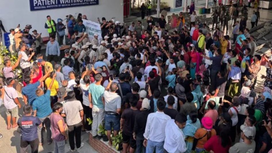 Manipur: RIMS says its role is limited to providing medical treatment after protest Manipur: RIMS says its role is limited to providing medical treatment after protest