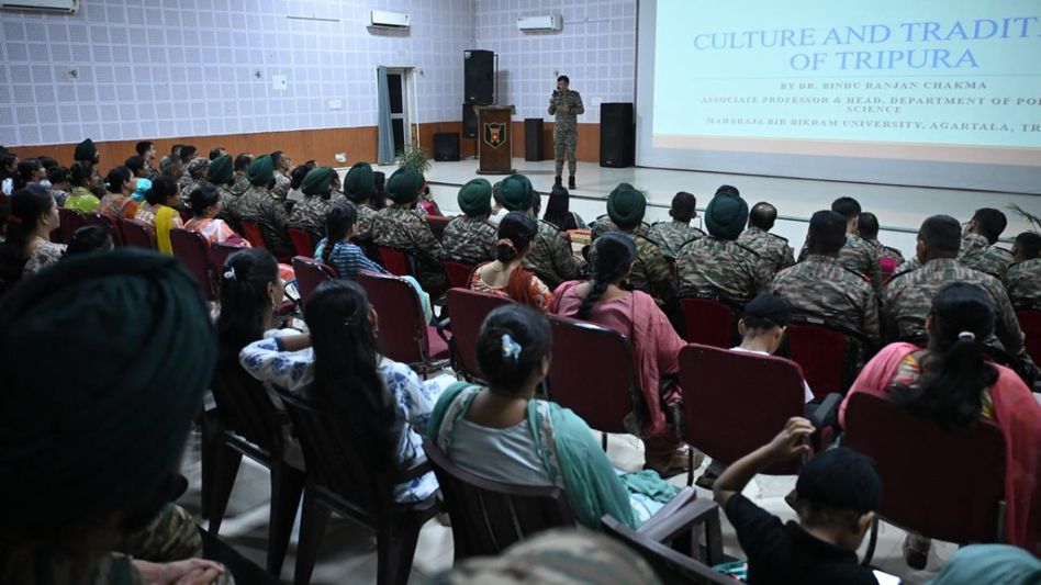 Indian Army hosts lecture on Tripura’s cultural heritage at Agartala Military Station Indian Army hosts lecture on Tripura’s cultural heritage at Agartala Military Station