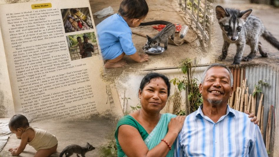 From a mother’s breast milk to a CBSE class 10 textbook: The story of Assam’s baby civet Bhakat From a mother’s breast milk to a CBSE class 10 textbook: The story of Assam’s baby civet Bhakat