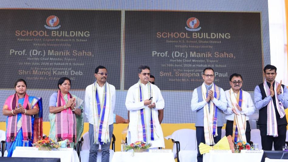 Tripura CM highlights welfare push while inaugurating projects in Dhalai Tripura CM highlights welfare push while inaugurating projects in Dhalai