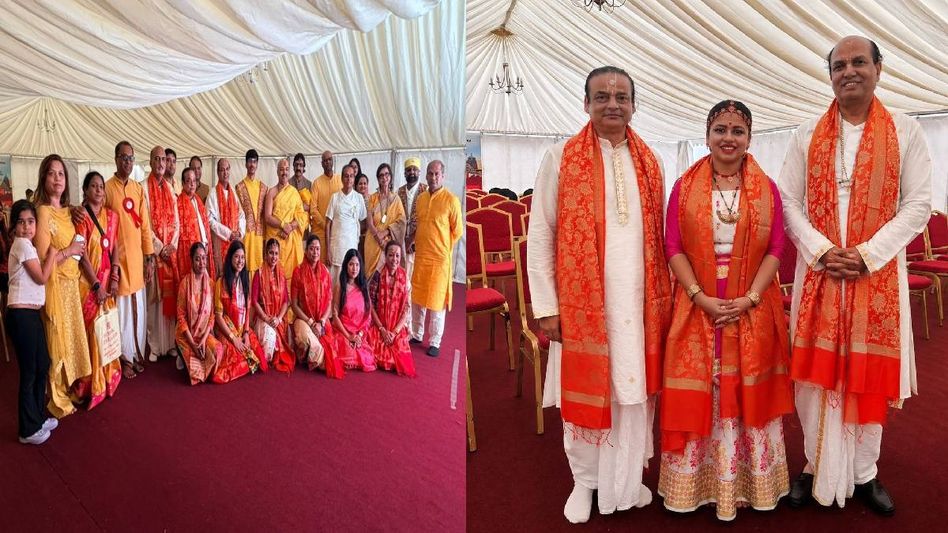 Assam’s cultural heritage showcased at Soma Yagna London 2026, Auniati Satra Satradhikar honoured Assam’s cultural heritage showcased at Soma Yagna London 2026, Auniati Satra Satradhikar honoured
