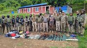 Manipur security forces recover arms, ammunition; dismantle bunkers in Kangpokpi and Churachandpur Manipur security forces recover arms, ammunition; dismantle bunkers in Kangpokpi and Churachandpur