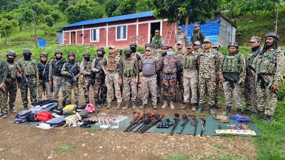 Manipur security forces recover arms, ammunition; dismantle bunkers in Kangpokpi and Churachandpur Manipur security forces recover arms, ammunition; dismantle bunkers in Kangpokpi and Churachandpur