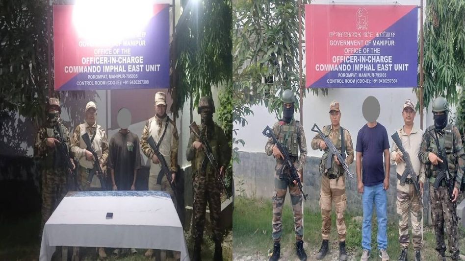 Two insurgent cadres arrested in separate Manipur operations Two insurgent cadres arrested in separate Manipur operations