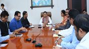 Minister Pijush Hazarika reviews irrigation pilot project and oil palm cultivation drive in Assam Minister Pijush Hazarika reviews irrigation pilot project and oil palm cultivation drive in Assam