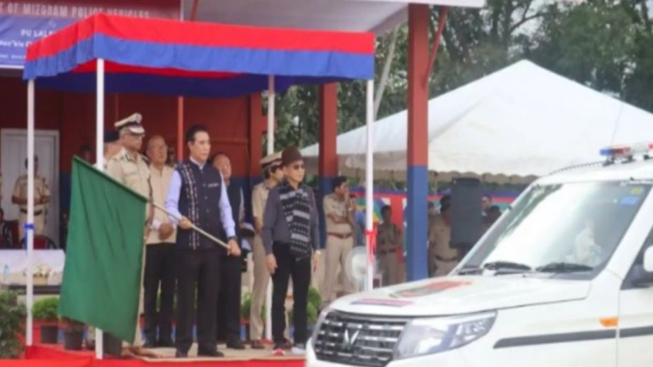 Mizoram CM flags off 219 new police vehicles under modernisation scheme Mizoram CM flags off 219 new police vehicles under modernisation scheme