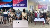 Manipur Police arrest nine militants linked to grenade attacks, extortion network Manipur Police arrest nine militants linked to grenade attacks, extortion network