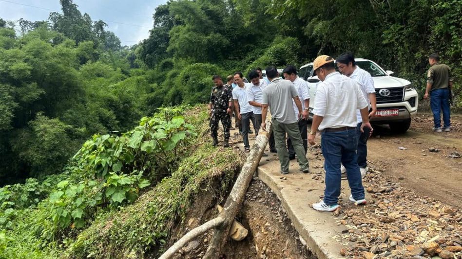 Arunachal minister inspects flood-hit areas in Deomali, orders immediate restoration measures Arunachal minister inspects flood-hit areas in Deomali, orders immediate restoration measures