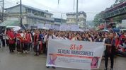 Thousands rally in Kohima seeking speedy justice in sexual harassment, rape cases Thousands rally in Kohima seeking speedy justice in sexual harassment, rape cases
