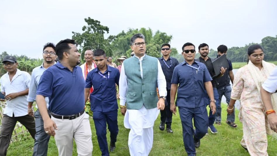 Assam Minister Pijush Hazarika reviews irrigation projects in Kamrup, stresses timely completion Assam Minister Pijush Hazarika reviews irrigation projects in Kamrup, stresses timely completion