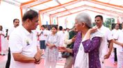 Assam CM joins Nirmala Sitharaman for International Yoga Day session by the Brahmaputra Assam CM joins Nirmala Sitharaman for International Yoga Day session by the Brahmaputra