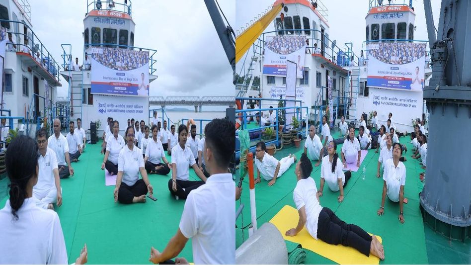 Assam: IWAI marks International Day of Yoga with river-based sessions across Brahmaputra Assam: IWAI marks International Day of Yoga with river-based sessions across Brahmaputra