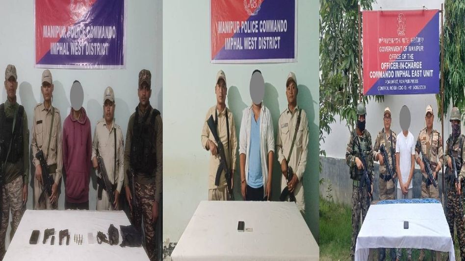 Manipur: Security forces arrest KCP (PWG), PREPAK cadres during search operations, arms recovered Manipur: Security forces arrest KCP (PWG), PREPAK cadres during search operations, arms recovered