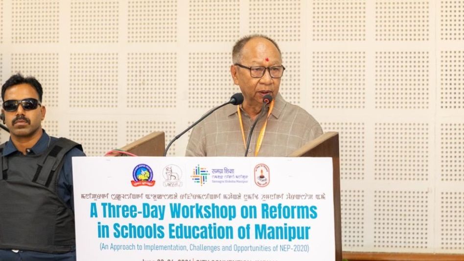 Manipur CM attends National Workshop on School Education Reforms Manipur CM attends National Workshop on School Education Reforms