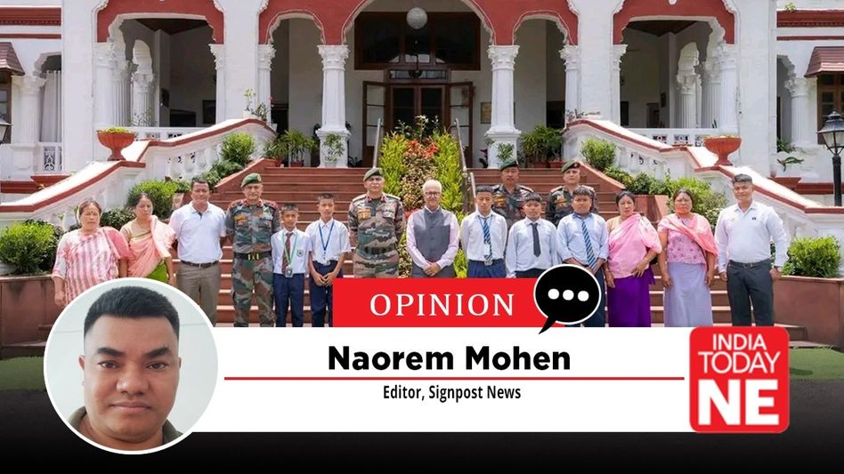 Assam Rifles Sponsors Displaced Meitei Students, Sends a Quiet Message of Hope in Manipur Assam Rifles Sponsors Displaced Meitei Students, Sends a Quiet Message of Hope in Manipur