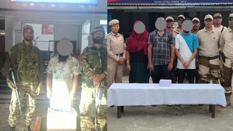 Manipur police arrest four in separate drug busts, recover over 1 kg brown sugar Manipur police arrest four in separate drug busts, recover over 1 kg brown sugar