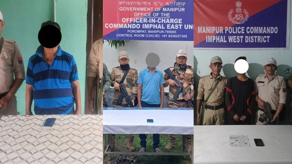 Manipur police arrest three militants, recover arms cache in follow-up operation Manipur police arrest three militants, recover arms cache in follow-up operation