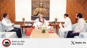 Nagaland CM, deputy CMs meet Amit Shah; discuss security and development issues Nagaland CM, deputy CMs meet Amit Shah; discuss security and development issues