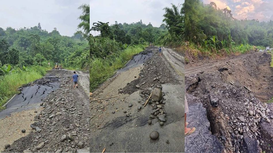 Arunachal: Manmao–Changlang Highway collapses after heavy rainfall Arunachal: Manmao–Changlang Highway collapses after heavy rainfall