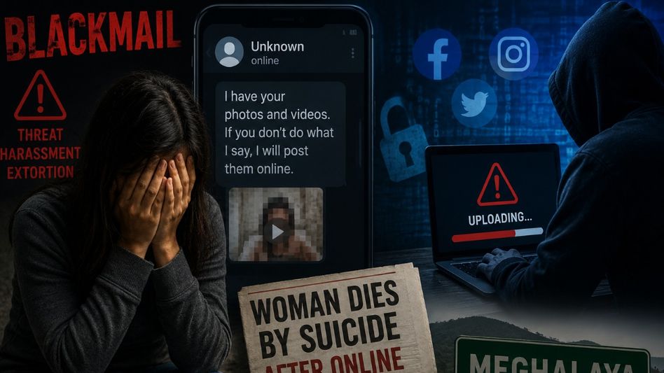 Meghalaya woman dies by suicide after alleged online blackmail; accused arrested in Gujarat Meghalaya woman dies by suicide after alleged online blackmail; accused arrested in Gujarat