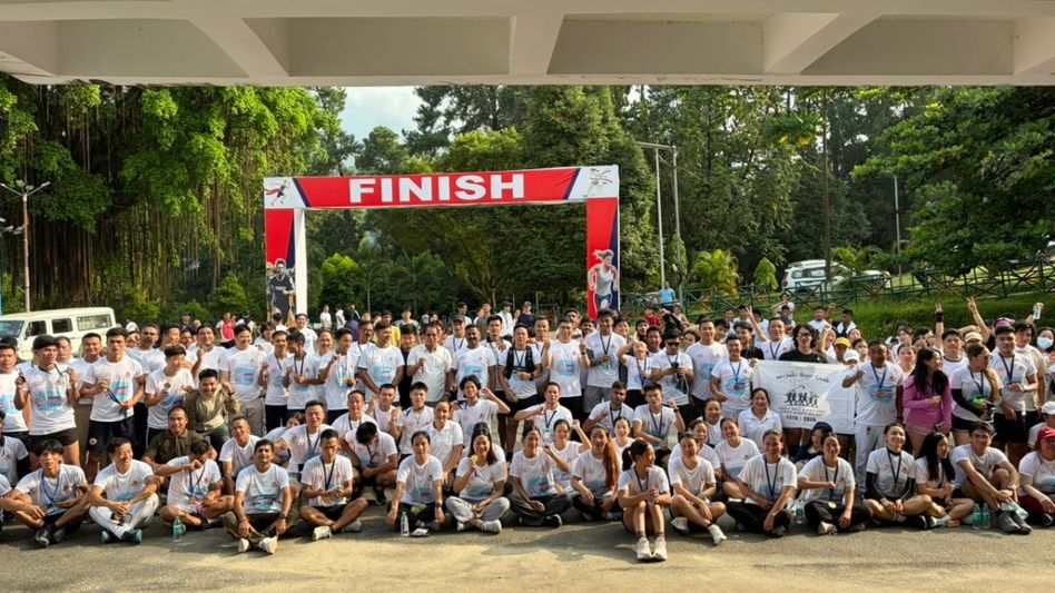 Over 600 join Arunachal anti-drug marathon in Itanagar Over 600 join Arunachal anti-drug marathon in Itanagar