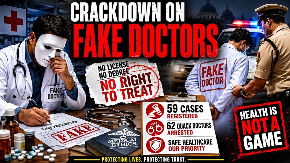 62 fake doctors arrested in Assam since 2025: Himanta Biswa Sarma 62 fake doctors arrested in Assam since 2025: Himanta Biswa Sarma