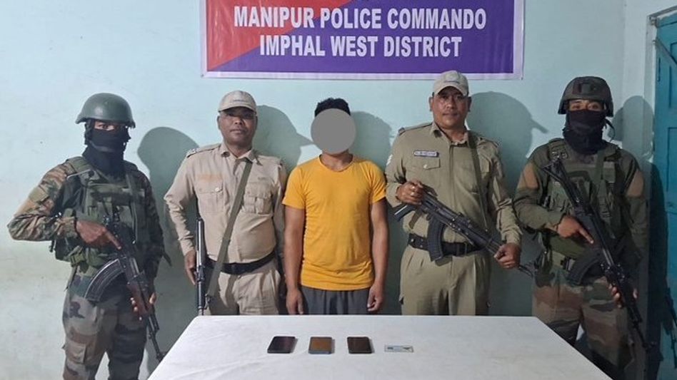 Manipur: RPF/PLA cadre held in Imphal West over alleged extortion Manipur: RPF/PLA cadre held in Imphal West over alleged extortion
