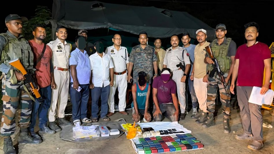 Assam police seizes drugs worth Rs 5 crore in Cachar; CM hails joint anti-narcotics operation Assam police seizes drugs worth Rs 5 crore in Cachar; CM hails joint anti-narcotics operation