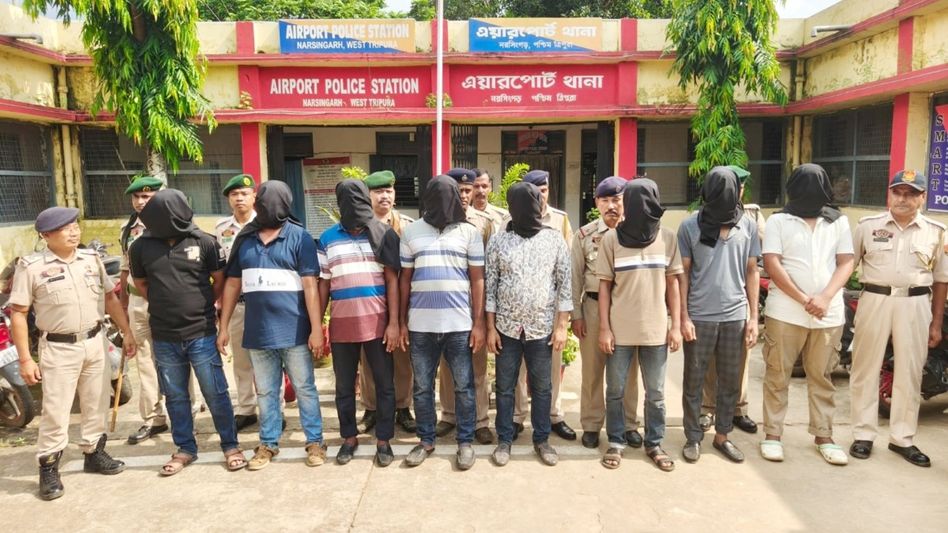 Eight Bangladeshi nationals detained near Agartala airport; probe into illegal entry underway Eight Bangladeshi nationals detained near Agartala airport; probe into illegal entry underway