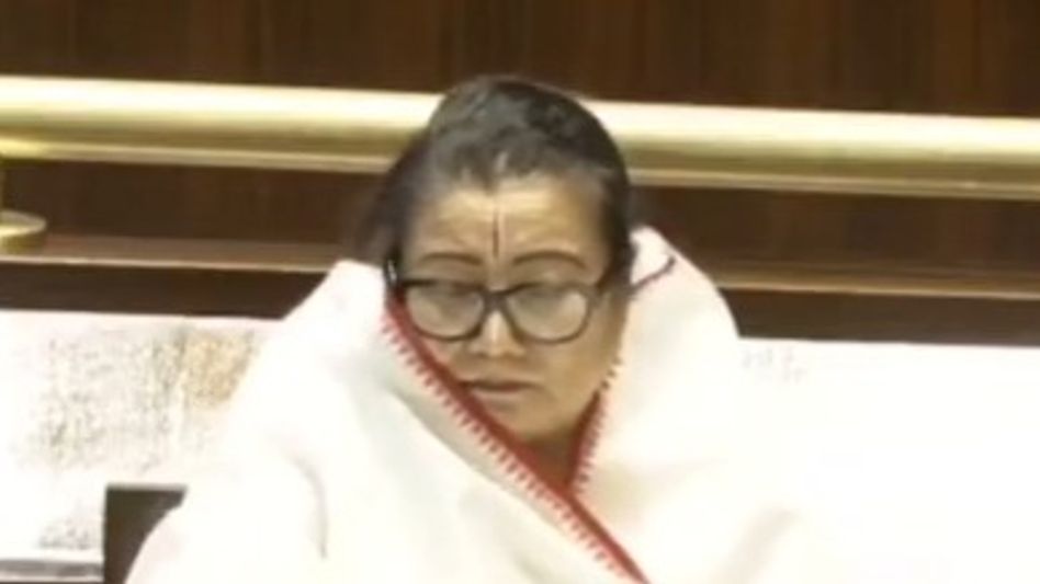 Manipur BJP president A. Sharda Devi sworn in as Rajya Sabha MP Manipur BJP president A. Sharda Devi sworn in as Rajya Sabha MP