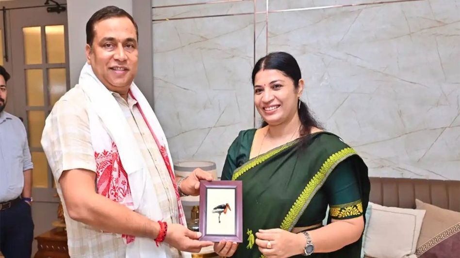 Assam Forest Minister meets Purnima Devi Barman, vows stronger support for Hargila conservation Assam Forest Minister meets Purnima Devi Barman, vows stronger support for Hargila conservation