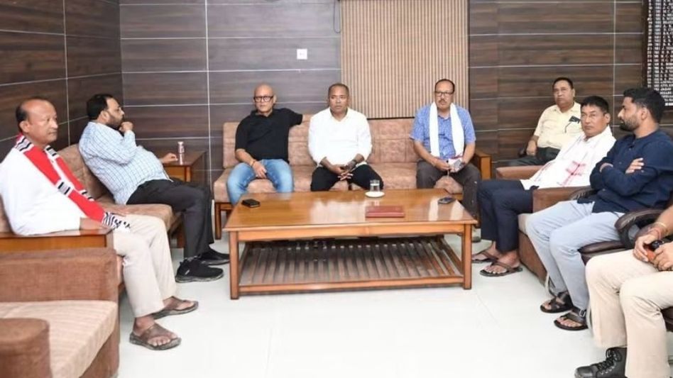 Assam ministers review flood, erosion situation in Jonai; officials directed to strengthen relief measures Assam ministers review flood, erosion situation in Jonai; officials directed to strengthen relief measures