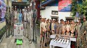 Manipur: Security forces seize suspected brown sugar in Senapati, arms and ammunition recovered in Jiribam forest area Manipur: Security forces seize suspected brown sugar in Senapati, arms and ammunition recovered in Jiribam forest area