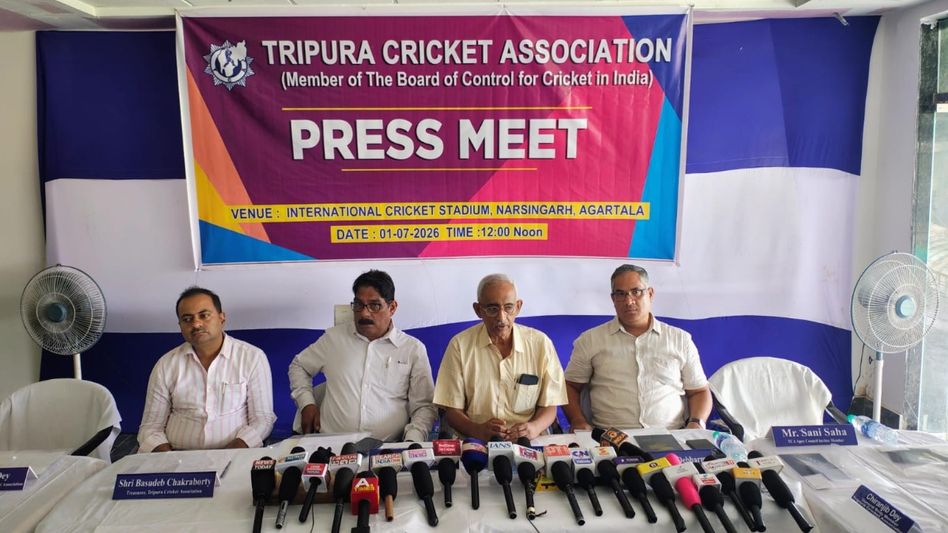 Tripura’s International Cricket Stadium nears completion by October, eyes future IPL hosting Tripura’s International Cricket Stadium nears completion by October, eyes future IPL hosting