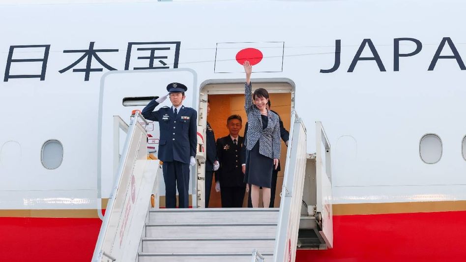 Japan PM Sanae Takaichi arrives in India for 16th India-Japan Annual Summit Japan PM Sanae Takaichi arrives in India for 16th India-Japan Annual Summit