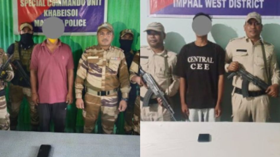Two militants arrested in Manipur for extortion, arms transportation Two militants arrested in Manipur for extortion, arms transportation