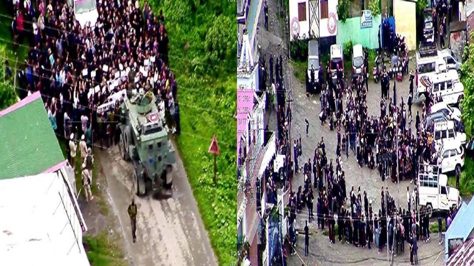 Manipur: Kuki groups attempt to march towards Kanto Sabal village from Leimakhong, forces disperse protesters Manipur: Kuki groups attempt to march towards Kanto Sabal village from Leimakhong, forces disperse protesters