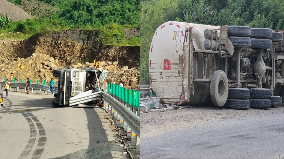 Assam: Formalin leak after tanker crash contaminates Jatinga river, DDMA issues public safety advisor Assam: Formalin leak after tanker crash contaminates Jatinga river, DDMA issues public safety advisor