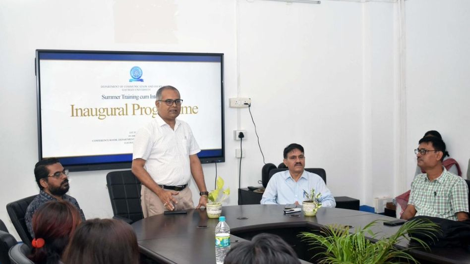 Gauhati University launches first month-long journalism summer training programme Gauhati University launches first month-long journalism summer training programme