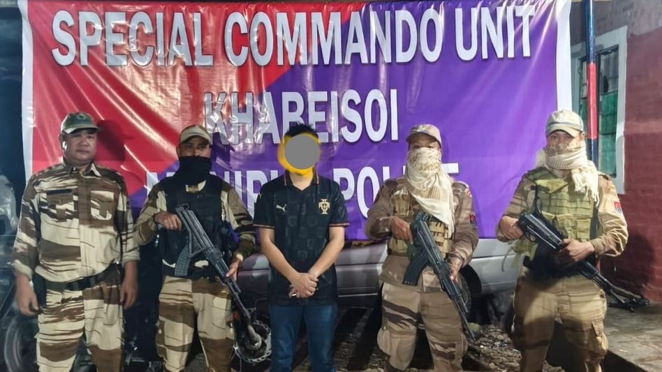 Manipur Police arrest UNLF (P) cadre, recover large cache of arms Manipur Police arrest UNLF (P) cadre, recover large cache of arms