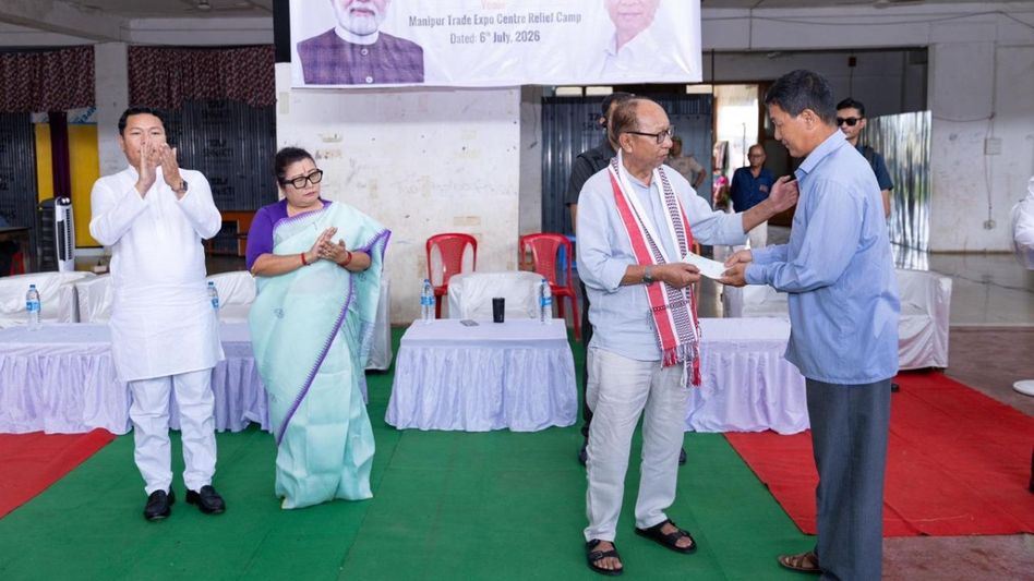Manipur CM grants Rs 1 lakh each to 26 chronically ill displaced persons for medical treatment Manipur CM grants Rs 1 lakh each to 26 chronically ill displaced persons for medical treatment