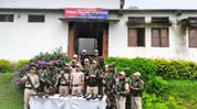 Manipur: Security forces seize assault rifle, firearms and ammunition along IT road in Tamenglong Manipur: Security forces seize assault rifle, firearms and ammunition along IT road in Tamenglong