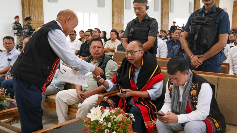 Manipur CM Khemchand Singh reviews development projects in Senapati, approves Rikhruri multipurpose dam Manipur CM Khemchand Singh reviews development projects in Senapati, approves Rikhruri multipurpose dam