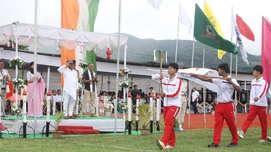First Bishnupur District Olympic Games open in Manipur with cultural showcase, focus on grassroots sports First Bishnupur District Olympic Games open in Manipur with cultural showcase, focus on grassroots sports