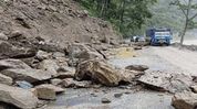 Multiple roads blocked across Sikkim after heavy rains; NH-10 hit by fresh landslides Multiple roads blocked across Sikkim after heavy rains; NH-10 hit by fresh landslides